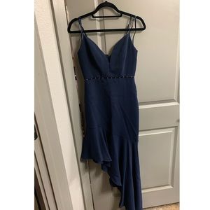 Navy BCBG maxi dress